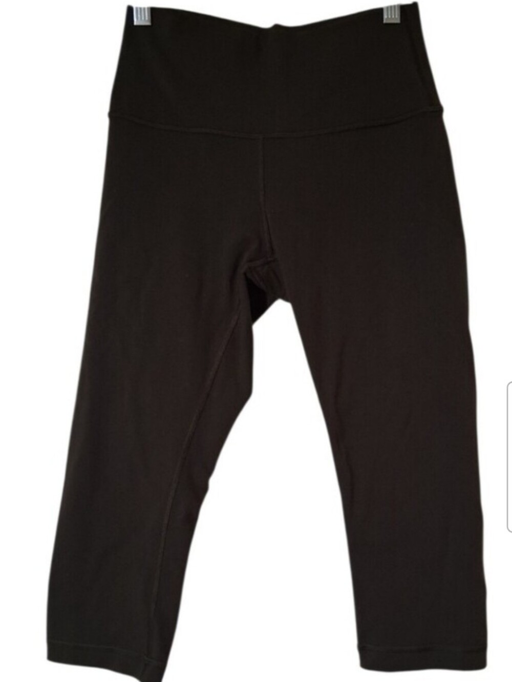 Dark Green High-Rise Cropped Leggings Size 6 Lululemon Workout Yoga Gym Active